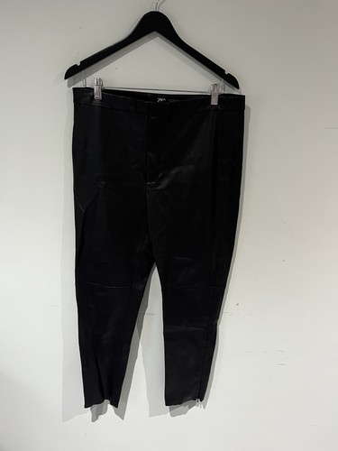 Zara faux leather - faux, trousers