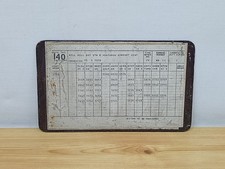Vintage 1970s Bus Drivers Timetable - Route 140 - Heathrow 