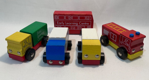 Wooden elc large trucks - trucks, x5