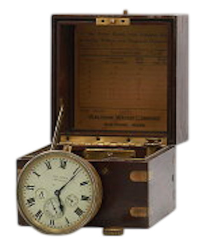 Waltham marine chronometer - marine,