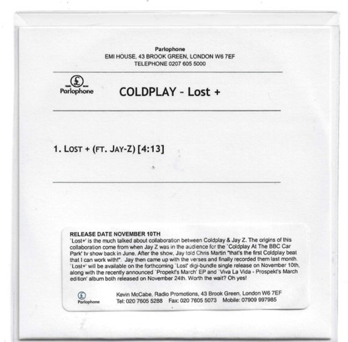 Coldplay lost - -, lost+