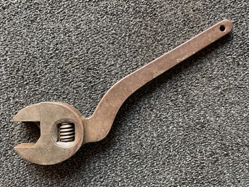 Vintage adjustable wrench - vintage,