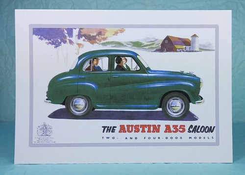 Austin a35 saloon greeting - austin,