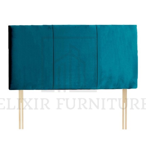 Plush velvet headboard - velvet, 20"