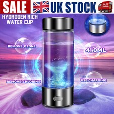 Hydrogen Water Bottle 450ML Hydrogen Rich Portable Rich Hydrogen Water Generator