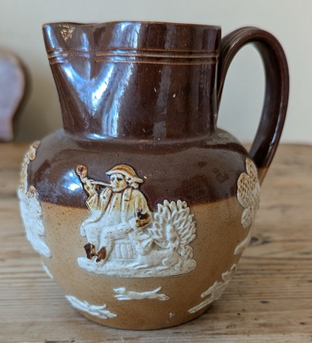 Antique doulton lambeth salt - doulton,