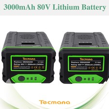 2X3AH Li-ion Battery for Greenworks GBA80200 GBA80400 G80B4 GD80BL GD80BC GD80SB