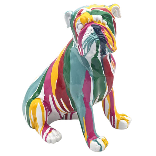English bulldog drip art - english,