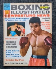 1964 Boxing Illustrated Wrestling Magazine Cassius Clay Cover Tito Kopa