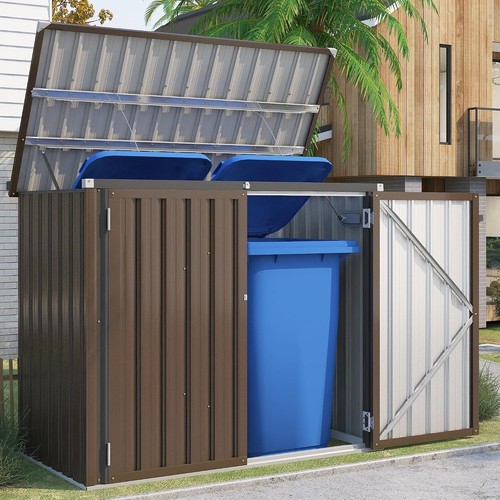 Outdoor wheelie bin box gas - wheelie, w/