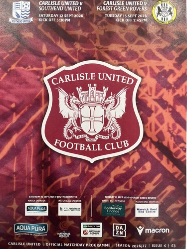Carlisle united southend - carlisle, v