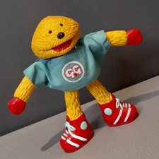 Gordon the Gopher Toy Action Figure Cute Bendy Toy Very Rare 90s Telitoy 