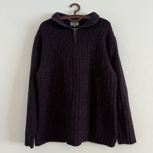 Half zip jumper - zip, purple