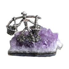 1X Amethyst Crystal Figurine