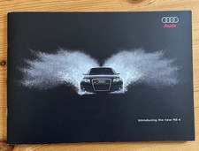AUDI RS4 Quattro Price And Specification Brochure November 2005