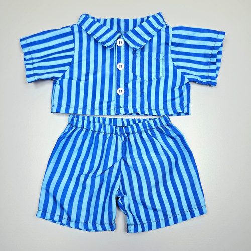 Build bear blue - a, striped