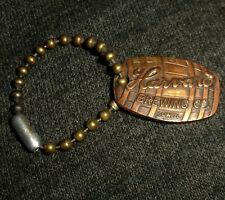 Cool Harvard Beer, VERY OLD FIGURAL BEER KEG 1930's Key Chain Fob