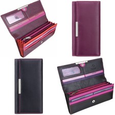 Visconti Womens Rio Gift Boxed Large RFID Real Leather 9 Card Purse Wallet R11