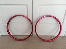 NOS Red Araya 7C BMX rims 20" x 1.75 Old School BMX Redline Ukai Mongoose