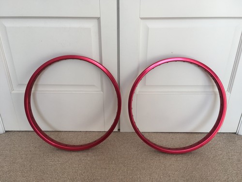 Nos red araya bmx rims - rims, 20"