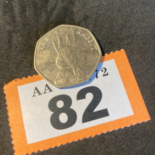 Peter rabbit 50p coin - peter,