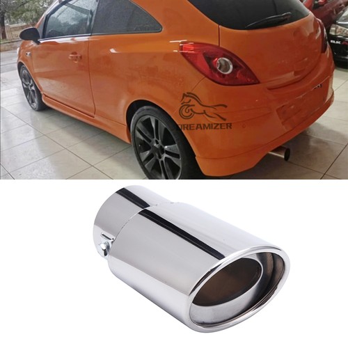 Chrome car rear exhaust - chrome, 2"