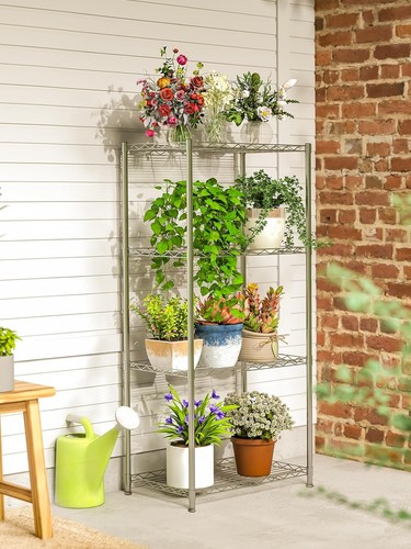Tier metal shelving - shelving, unit