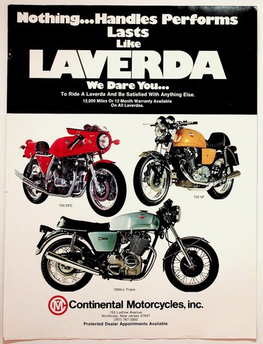 Vintage laverda motorcycle - laverda,