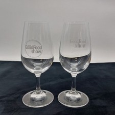 BBC Good Food Show Wine Tasting Glasses 2 Different Designs 200ml