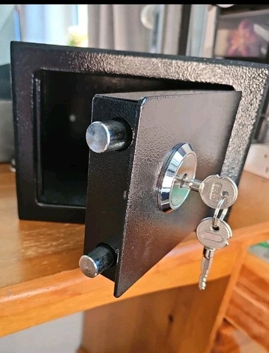 Black safe new still - new,