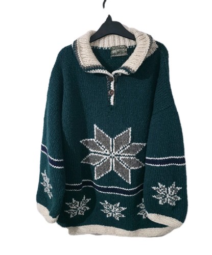 Vintage 100 wool fair isle - vintage, 100%