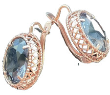 Sterling Silver 925 Alexandrite Earrings