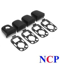 PEUGEOT 307 CITROEN C2 C3 DOOR HANDLE END CAP TRIM KIT 4PCS WITH SEALS 9101AA
