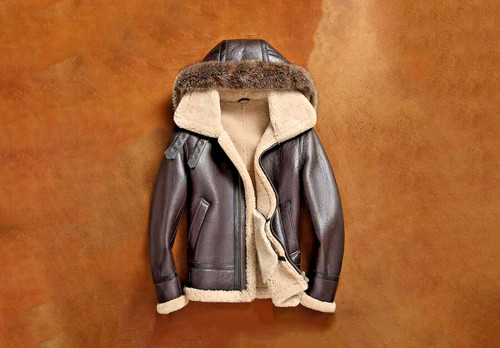 Fur collar shearling - shearling, jacket