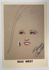Mae West (d. 1980) Signed