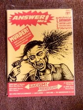 ANSWER ME! #2 punk fanzine -