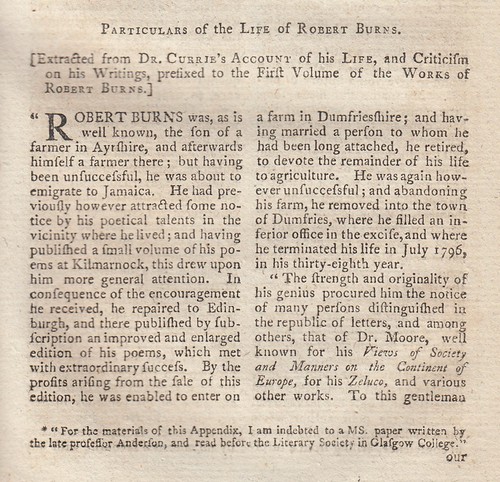 Particulars the life - of, of
