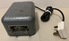 TRI-ANG POWER UNIT NO. 1 ,12 VOLT D.C TRANSFORMER FITTED WITH PLUG WORKING