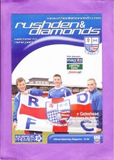Rushden & Diamonds v Gateshead