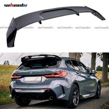 Rear Roof Spoiler Lip Gloss Black For BMW 1 Series F40 118i M135i M Sport 19-23