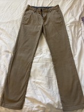 Next Boys Cotton Chinos Age 10 Years Beige/ Khaki