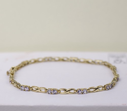 Gemporia yellow gold - gold, blue
