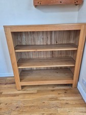 solid oak bookcase