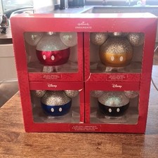New Disney Bauble 4 Pack