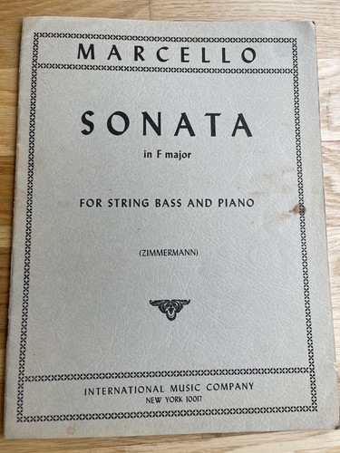 Marcello sonata for - marcello, string