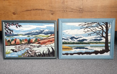 Pair vintage framed - pair,