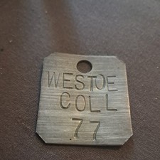  VINTAGE , WESTOE  COLLIERY  PIT CHECK TOKEN