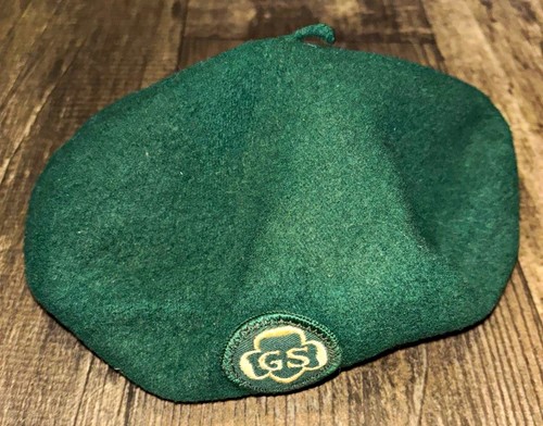 Vintage girl scouts - girl, green