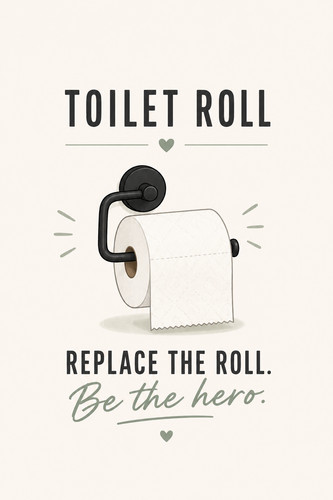 Toilet roll replace the - replace,
