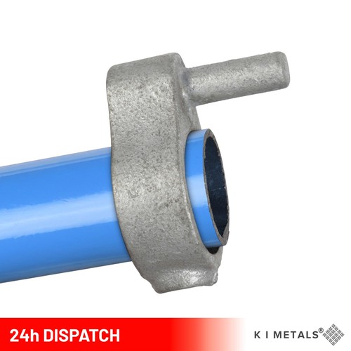 Galvanised key clamp handrail - clamp,